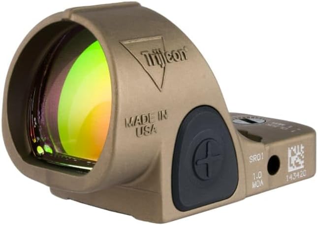 OPMOD Trijicon SRO Sight Adjustable LED 1.0 MOA Red Dot, Coyote Brown, 2500021