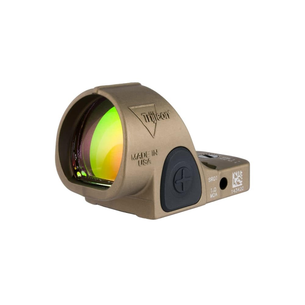 OPMOD Trijicon SRO Sight Adjustable LED 1.0 MOA Red Dot, Coyote Brown, 2500021