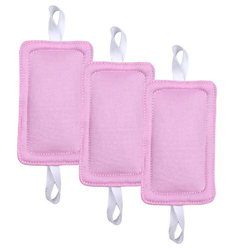 Image of Door Silencer Door Jammer Door Closer Cushion Nursery Door Silencer Door Latch Cover 3 Pack for Noise Reducing Quiet Doors Baby Toddler Safety 3.25 x 5.5 Inch (New Pink)