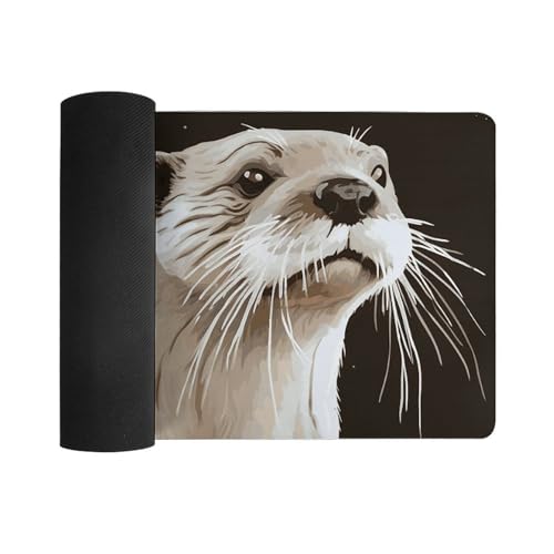 Desk Pad Protector Otter Mouse Mat 24x12 Pulgadas miniatura 3
