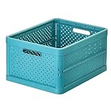 DEVESA Caja Plegable Plástico 32L (46x36x24,5 cm), Cesta de Almacenaje Apilable...