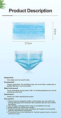Orzly Disposable Face Masks Pack of 50 Assorted Colours for 3-ply - Breathable Mouth Covering for Adults and Kids - Colourpop Edition - Image 4