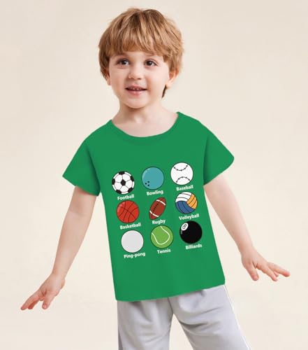Tkria Boy Summer Shirt Short Sleeve Shirts Train Monster Truck Car Toddler Boys T-Shirt Clothes 1-7T3
