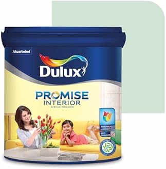 Dulux Promise Interior Emulsion Paint (1L, Cascade) | Wall paint with Chroma Brite Technology for brighter longer-lasting colors | Rich finish | Anti-chalk | Water-based | 3-year warranty