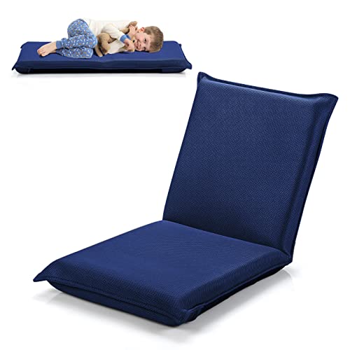 RELAX4LIFE Bodenstuhl klappbar, Bodensessel mit Liegefunktion,...