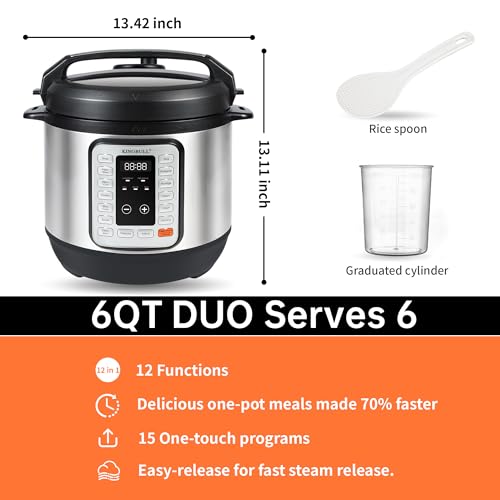 KINGBULL 12-in-1 Electric Pressure Cooker の商品画像 7