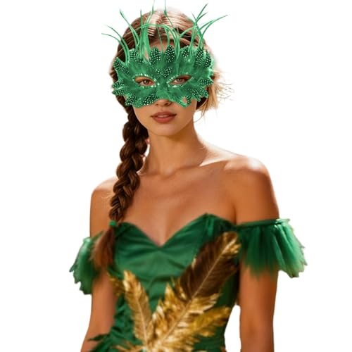 Vhersily 2026 Carnaval Veneciano Máscara Veneciana para Mujer Moda Pared Decoración Máscaras Venecianas Pareja Clubwear Chic y Elegante para Cosplay, Máscaras Anónimas Fiestas y Noches Fuera Discoteca