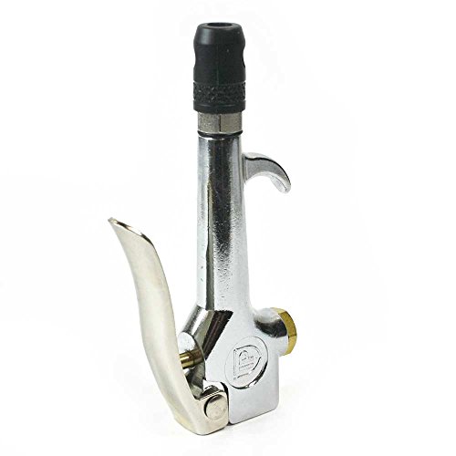 Interstate Pneumatics B302S Standard Thumb Lever Safety Blowgun - With Osha Approved Rubber Safety Tip #TOP4