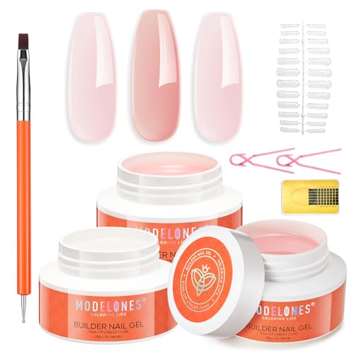 modelones Builder Nail Gel 3 Colors