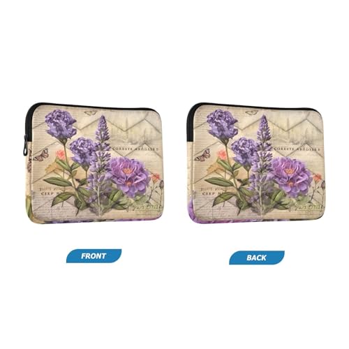Funda Vintage Para Portátil 13-14 Pulgadas Lavanda Impermeable miniatura 2