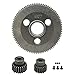Metal Steel 48P 86T Spur Gear for 1/10 2WD Slash Rustler Stampede with 19T 21T Pinions Gear Sets Upgrade Parts Replace 4686