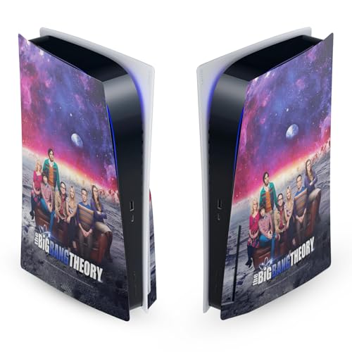 Autocollant PS5 Big Bang Theory vinyle graphique plaque frontale Sony PlayStation 5