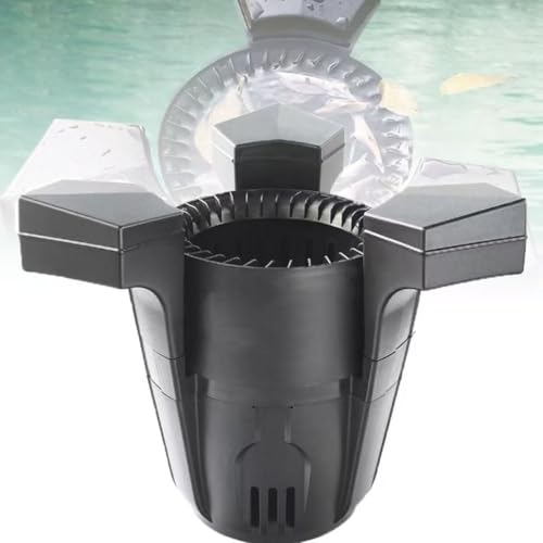 Pulitore automatico per piscine, schiaritore e chiarificatore galleggiante per laghetti, robot per la pulizia delle superfici per piscine e laghetti per pesci