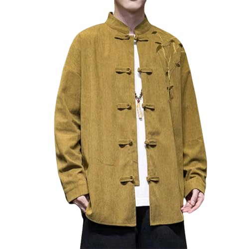 Chemise style chinois velours côtelé homme pour rompre la monotonie