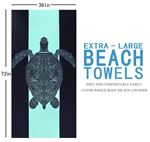 6 Packs Oversized Terry Pool Beach Accessories Essentials-72 X36 Xl Extra Large Big Travel Towel Set Soft Absorbent Clearance Camping Swim Towels Bulk, Best Personalized Girls Women Men Adults Gift #TOP1