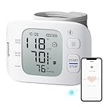 yuwell Misuratore di Pressione da Polso Intelligente, con Connessione Bluetooth, Sfigmomanometro Elettronico con Sensore di Irregolarità Battito Cardiaco, Batteria Ricaricabile(YE8800AR)