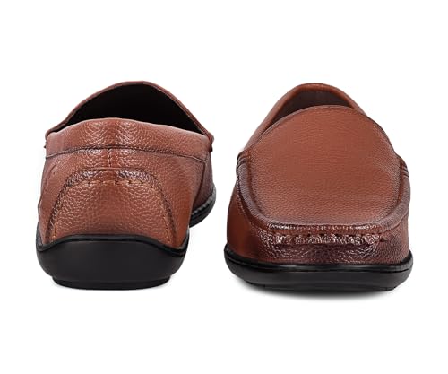 Image of LOUIS STITCH Men's Slip-On Loafers | Ultra Lightweight Slip-On Solid Formal Shoes for Men | Loafers with All-Day Comfort | LSFLPDMPU