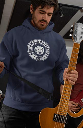 CreateMyTee | Northwood University Circle One Color Hooded Sweatshirt |2