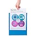 MAKHISTORY Plastic Folders with Clear Front Pocket - 8 Pack, Heavy Duty 3 Pockets Folders for Letter Size Paper, Assorted Bright Colors