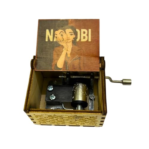 Image of Zesta Nairobi Hand Crank Music Box | Wooden Musical Toy /Vintage Hand Crank Musical Gifts for Men Birthday Special /Birthday Gift for Girls /Wooden Musical Box Gift for Wife, All Ages