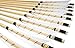 TTFLY FLETCHING 32 inch White Medieval Wooden Arrows Handmade Shaft Practice Targeting Arrow Archery for Recurve Longbow(Pack 12)