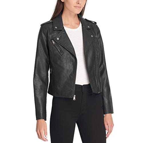 Image of Levi's Women's Classic Faux Leather Moto Jacket Coat