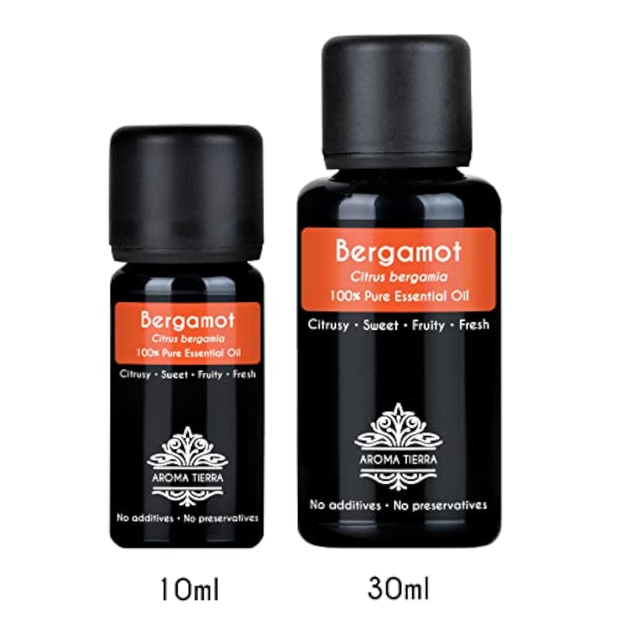 Aroma Tierra Bergamot Essential Oil, 10ml