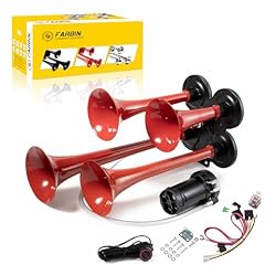 Red 4-tube with air compressor 12V