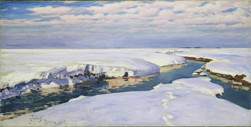 Tableaux peinture sur toile pour illuminer une chambre sombre paysage d'hiver 60x90
