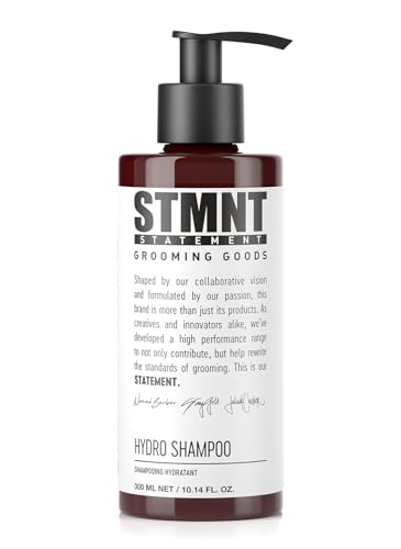 STMNT STATEMENT GROOMING GOODS Hydro Shampoo 300ml | Spendet Feuchtigkeit | Stärkt das Haar | Frei von Sulfaten (SLS**) und Silikonölen | vegan & PETA-zertifiziert