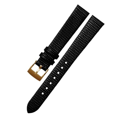 Bracelet de montre en cuir véritable 14 mm souple et ultra confortable