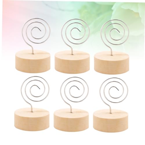 KICHOUSE 10 Pcs Decoração De Casa Suporte De Imagem Clipe De Foto Clipe De Suporte De Memorando Port
