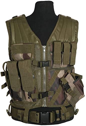 MIL-TEC USMC Quick Draw Tactical Vest - French CCE Camo
