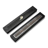 A Horizontal Incense Burner with a lid, Featuring a Bamboo Base, Stainless Steel mesh, and fire-Resistant Cotton; Ideal for Meditation, Buddhist Altar offerings, and Religious Ceremonies