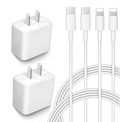 iPhone Fast Charger, [MFi Certified] 20W PD Fast Charger with 6FT Long iPhone Charger Cord Compatible for iPhone 14/14 Pro Max/13/13 Pro Max/12/12 Pro/12 Pro Max/11 Pro Max/XR/XS/X/Pad