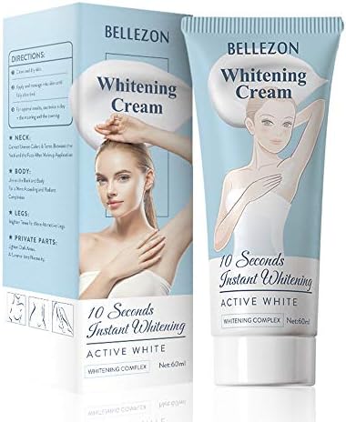 Underarm Whitening Cream, skin lightening creamwith Vitamin C，Effective for Lightening & Brightening Armpit, Knees, Elbows, Sensitive & Private Areas, Whitens, Nourishes, Restores Skin，underarm Odor