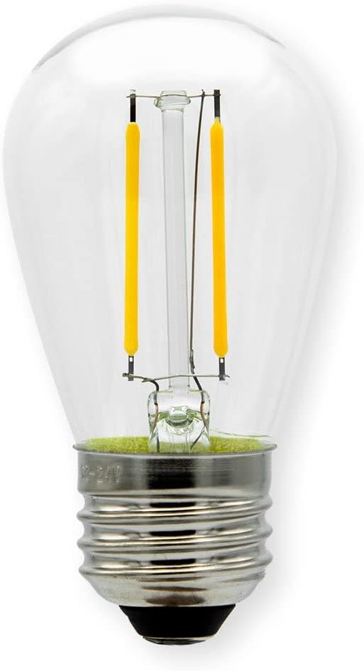 Emery Allen EA-S14-2.0W-E26-2790-D - 2 Watt S14 Filament LED Bulb - 2700K - 100 Lumens - 120V