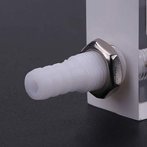 Flow Meter with Control Valve LZQ-7 Flowmeter 1-10LPM Flowmeter Support 0.6MPa pressure for Unidirectional Gas/Oxygen/Air Flow Measure 8mm Barbs for Industry
