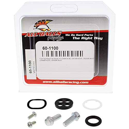 Image of All Balls Racing Fuel Tap Repair Kit 60-1100 Compatible With /Replacement For Honda ATC250R 1985-1986, CR125R 1980-2007, CR250R 1980-2007, CR480R 1982-1983