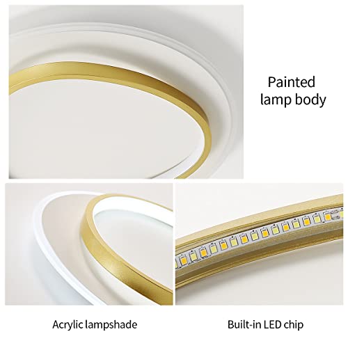 Lampada da Soffitto Moderna a LED, 46W Plafoniera