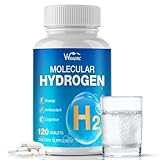 Hydrogen Water Tablets with Magnesium -12 PPM Hydrogen Tablets for Drinking Water Molecular Hydrogen Water H2 Tabs Supplement for Cognitive Cellular Health