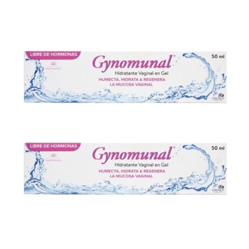 Productos Para La Salud Sexual, Pack de 2: Gynomunal Gel Para Resequedad Vaginal - Tubo con 50 ml de gel con aplicador de 2.5 ml.