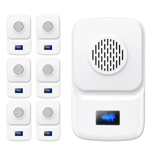 Upgraded Ultrasonic Pest Repellen (6 Packs), Indoor Insect Repeller, Pest Control, Repellent Roach,...