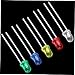 Produktbild LovelysunshiDEany 100 PCS Hochleistungs-5-Farben-LED-Glühbirne Hochleistungs-2-Pin-Leuchtdiodenlampen Super Bright 3MM Sortiertes Kit - Rot & Blau & Grün & Gelb & Weiß