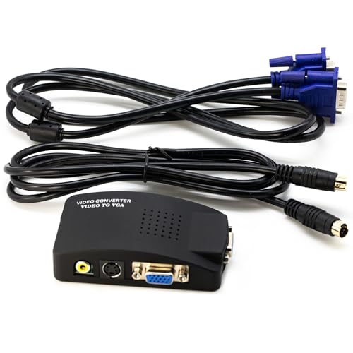 Adaptateur S-Video vers VGA pour visionner un DVD sur votre projecteur