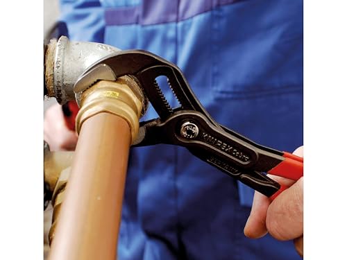 KNIPEX Cobra Tenaza de agarre pico loro Mangos plasticos por inmersión antideslizantes 250 mm, 87 01 250