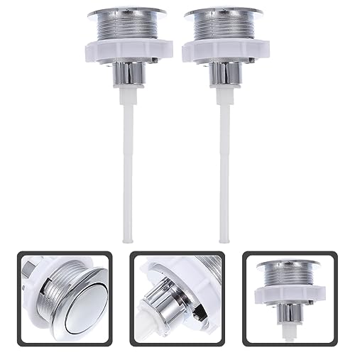 Botón de inodoro universal Gadpiparty con kit de 4 piezas para tanques de agua 8