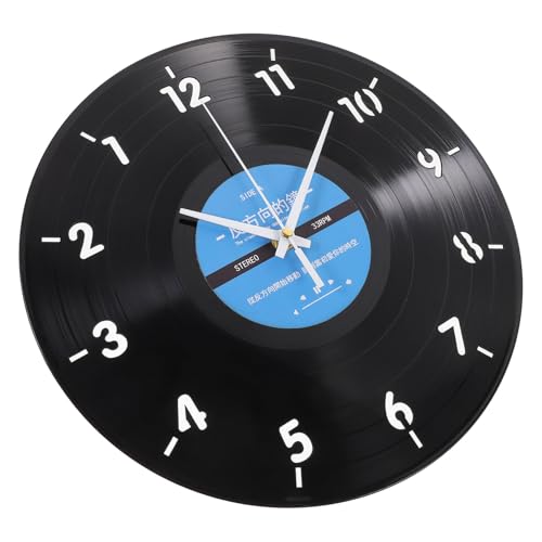 Reloj de pared invertido de vinilo Levemolo de vidrio 2