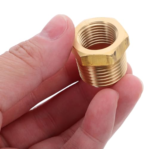 Adaptador reductor de buje de latón macizo con acabado hexagonal de alta densidad 5