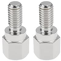GGUFAY 2 Stück 1/4 Zoll Weibliche Zu M6 Männlichen Gewinde Adapter Befestigung Kamera Und Stativ Ausrüstung